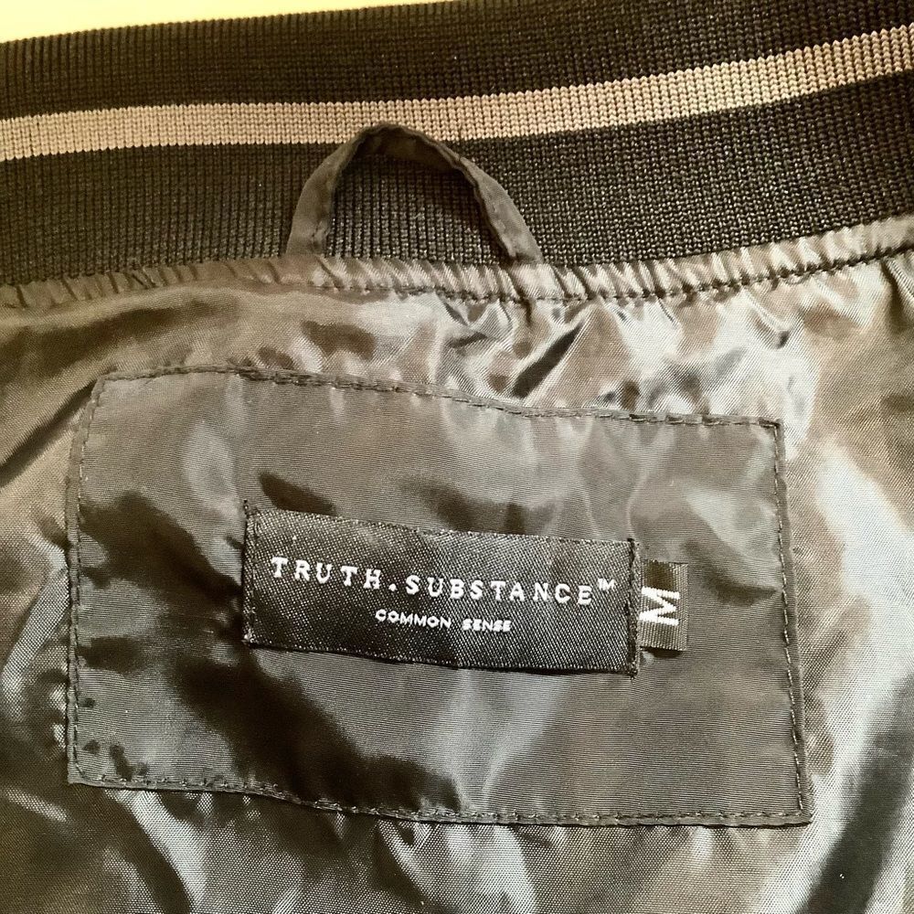 Truth Substance Common Sense Mens Jacket Full Zip - Picture 4 of 6